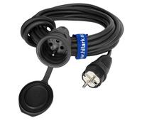 Hilark Cable Tech Rallonge en Caoutchouc de Chantier H07RN-F 3G1,5 50m