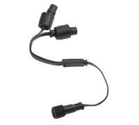 Rallonge en Y conçue pour éclairage extérieur Eufy E22 et série T8L02 IP65 résistant aux intempéries 22 AWG noyau de cuivre (A)