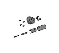 Rallonge encastrée Herzbach Logic Plus 11.081700.1.09 30 mm, non raccourcissable, pour thermostats à bouton-poussoir, inox brossé