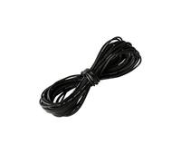 Rallonge enroulée, Câbles primaires en cuivre étamé 8AWG, fil de Silicone souple et Flexible 8,4 mm2, connecteur électrique noir ou rouge(Black,1Meter)