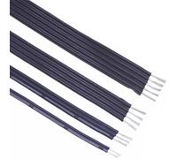 Rallonge enroulée, Fil et câble Super doux, résistant au froid aux hautes températures, électronique de sol parallèle en Silicone 2P 3P 4P 5P 6P(30awg,3pin 10 meters)