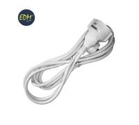 Rallonge flexible 3x1,5 t / tl 2m blanc EDM
