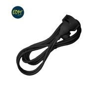 Rallonge flexible - EDM - 1m - Noir - 3x1,5 - Utilisation intérieure
