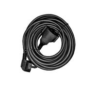 Rallonge flexible noire 3 x 1,5 mm x 10 m