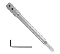 Rallonge Foret Perceuse 170MM, Rallonge de foret extra longue, avec clé Hexagonale en Forme, Extension en Acier à Haute Teneur en Carbone, pour des Fraisages, Perforations Particulièrement Profonds