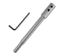 Rallonge Forstner 170mm extra longue pour mèches à bois avec queue 3/8" (9,5mm), mandrin 10,5mm, tige d’extension en acier trempé, perçage profond, avec 2 vis de serrage et clé hexagonale incluse