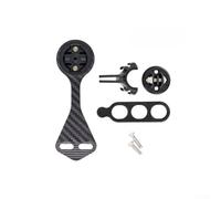 Rallonge Guidon Vélo Aluminium 12cm Support Compteur | Alliage aluminium pour robuste, design aérodynamique, réduit la résistance, compatible route et pour vtt,(Carbon Fiber Model)