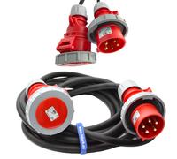 Rallonge H07RN-F 5x6 mm² 32A câble courant fort 5g6 mm² étanche IP67