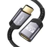 Rallonge HDMI 2.0 mâle vers femelle 18 Gbps Compatible avec clé TV, PS4, PS3, 4K UHD, Full HD, 3D, ARC, Ethernet, 1 m Gris