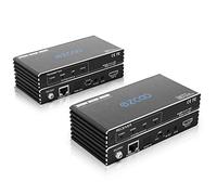Rallonge HDMI Arc 4K 60 Hz (4:4:4 8bit) HDR10 18 Gbit/s par Cat5e Cat6 SPDIF Toslink, bi-directionnel PoE+IR+CEC - 70,1 m 1080p, 39,6 m 4K HDMI2.0 HDCP2.2, DTS:X, 4K Down-S Cale,Slim Case EX70H2