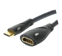 ASSMANN HDMI High Speed - Câble d'extension HDMI avec Ethernet - HDMI femelle pour HDMI mâle - 5 m - triple blindage - noir