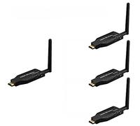 Rallonge HDMI sans fil Plug and Play 50M sans fil HDMI émetteur et 4 récepteurs 1080P HD 5G WiFi pour ordinateur portable à la TV (1 TX à 3 RX)