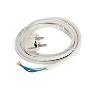 Rallonge HO5VVF 3x1 0mm² - 1 5m - blanc - Chacon