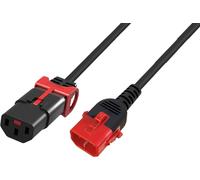 Rallonge IEC LOCK pour appareils froids verrouillable 3x1,0 3m sw