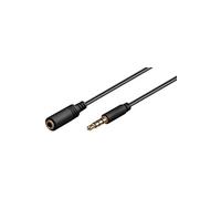 Goobay 5m 3.5mm câble audio 3,5mm Noir