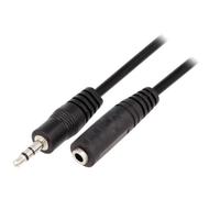 Rallonge Jack 3.5mm - ADNAuto - 1.5m - Noir - Prolongateur pour casque - Audio