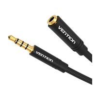 Rallonge Jack Audio 1.5 Mètres, Nylon Tressé Jack Stéréo Câble 3.5mm Mâle Vers Femelle d'extension câble pour Casque Écouteur,iPod iPhone iPad,Voiture,Autoradios,Smartphone, Lecteur MP3,PS4,PC