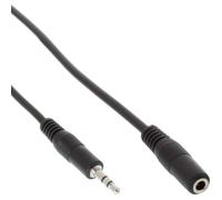 Rallonge Jack InLine® Jack 3 5mm Mâle / Femelle Stereo 1 5m
