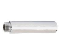 Rallonge laiton chromé droit à visser - M 1/2' - F 1/2' - 25 mm