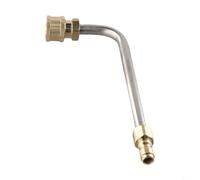 Rallonge Laveur Pression 140mm Nettoyage Gouttières(90 Degree) | Acier inoxydable, joint étanche, nettoyage sécurisé, 140mm compact, compatible haute pression
