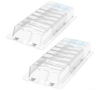 Rallonge magnétique pour grille d'aération sous les meubles, longueur réglable de 22,9 à 45,7 cm pour registres de 25,4 ou 30,5 cm, fixation à 6 aimants puissants (blanc)