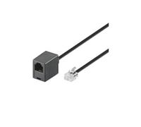 rallonge modulaire 4 broches fiche rj11 vers prise rj11 6 m noir
