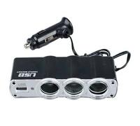 Rallonge multiprise allume-cigare 12V 50cm + USB