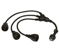 Rallonge multiprises pieuvre avec 1 fiche 2P+T 16A IK10 et 3 prolongateurs longueur 0,8m