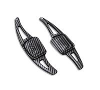 rallonge palette volant Compatible Avec VW Pour T&iguan Pour Passat Pour Atlas Pour CC ABS Extension Palette De Changement Volant Voiture(Black carbon)