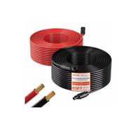 Rallonge Panneau Solaire 6 mm² Câble d'Extension Panneau Solaire 19 81 m Noir 19 81 m Rouge Connecteurs MC4 Systèmes