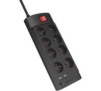 Rallonge parafoudre MONSTERCABLE Parasurtenseur 8 prises + 2 USB-A