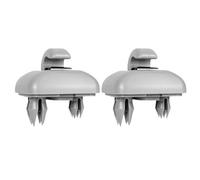 Rallonge Pare Soleil Voiture 2 Pièces Pour Audi Pour A1 A3 S3 A4 S4 Pour Allroad A5 S5 Q3 Q5 TT Voiture Pare-soleil Clip Gris Noir Intérieur Cintre Crochet Pince Support 8U0857562A pare-soleil de voit
