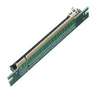 Rallonge Pci 164p Noir en Silicium, Adaptateur 90° | Carte Graphique, Test et Protection de Rotation, Transfert Rapide, Pièce D'ordinateur Fiable