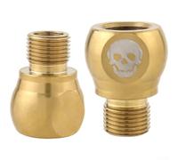 Rallonge Pédale Vélo Acier 20mm pour MTB Route Rallonge Pédale | Acier inoxydable pour robuste, résistance rouille, pour usure minimale, durée vie prolongée, performance fiable