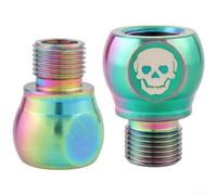 Rallonge Pédale Vélo Acier 20mm pour MTB Route Rallonge Pédale | Acier inoxydable pour robuste, résistance rouille, pour usure minimale, durée vie prolongée, performance fiable