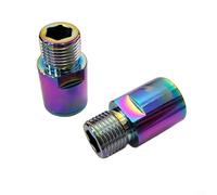 Rallonge Pédale Vélo Chrome Filetage 14mm Standard | +20mm longueur axe, acier allié chrome, optimise posture cycliste, filetage 14mm, montage sécurisé