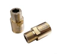 Rallonge Pédale Vélo Chrome Filetage 14mm Standard | +20mm longueur axe, acier allié chrome, optimise posture cycliste, filetage 14mm, montage sécurisé