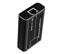 Rallonge PoE 2 ports 1000 Mbps, rallonge d'alimentation 1 entrée 2 sorties pour caméra PoE/appareil PoE pour câble Cat5e, Cat6, Cat6e, UTP