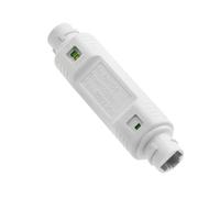 Rallonge PoE étanche - ABS 10 x 2,2 x 2,5 cm | Amplificateur de signal PoE avec étanchéité IP66, norme 48 V, puissance 30 W, données 100 Mbps, extension automatique, accès sans fil, stations de base