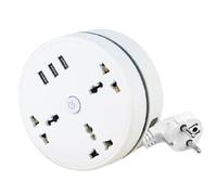 Rallonge portable, multiprise de universelle Rallonge rétractable portable | Adaptateur de international pour les s, les bateaux de croisière, la maison