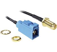 Rallonge pour antenne WiFi Delock 88583 [1x SMA femelle - 1x SMBA-(FAKRA) Z femelle] noir