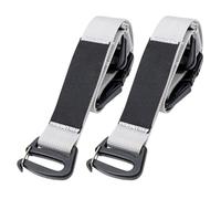 Rallonge pour boucles | 2 pièces d'accessoires d'extension à réglage rapide - sangle d'épaule à boucle externe de randonnée, pour femmes, adultes, randonnée, voyage, camping, seize if grey, verwijzen