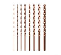 Rallonge pour foret m35 200 mm, 5 % cobalt HSS entièrement poncé avec angle de pointe de 135°, métal et bois, foret précis sans pré-perçage (6,5 mm)