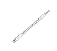 Rallonge pour foret, Rallonge de perceuse flexible en métal, hexagone 1/4", argentée, 150-300 mm(200mm)