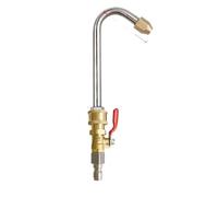 Rallonge pour lance de lavage Rallonge de lance for nettoyeur haute pression, raccord rapide 6,35 mm, avec interrupteur marche/arrêt(Short U shape)
