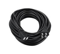 Rallonge pour l'extérieur Câble d'extension étanche Câble flexible pour appareil résistant aux intempéries Cordon d'extension de jardin Cordon d'extension pour pelouse 2 broches Câble d'extension Long