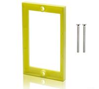 Rallonge pour prise Murale 0.75" pour Interrupteurs Rallonge(yellow1) | ABS pour robuste, résistant chaleur, ne se déforme pas, pour prises standards, sécurité accrue