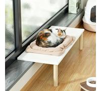 Rallonge pour Rebord de Fenêtre Rallonge de Rebord de Fenêtre, Perchoir pour Chat pour Balcon Bas, Rallonge de Comptoir 10-20 cm, Étagère à Plantes sur Pieds pour Fenêtre(39x20x6 cm (15x8x2 in))