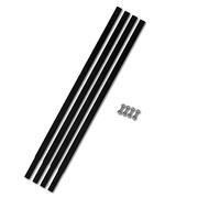 Rallonge pour Tarière Thermique, Extension pour Tarière Mèche de Prolongation pour Tarière Tube d'extension de tarière de sol 4x1 m Raccord de tube Acier