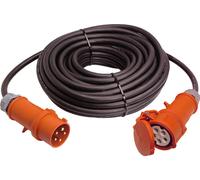 Rallonge CEE avec inverseur de phase 16 A 400 V 25 m H07RN-F 5 x 2,5 mm² noir IP Quantité:1
